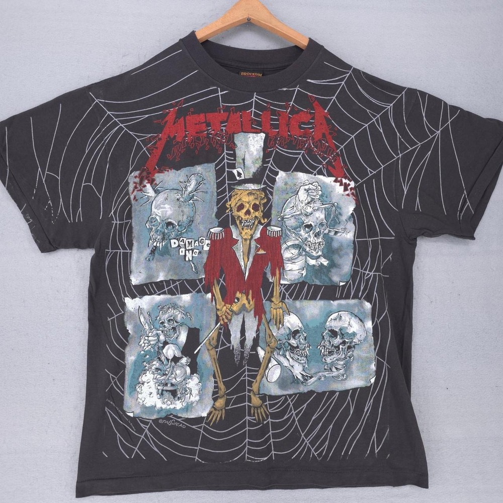 Metallica Pushead AOP Band Shirt Modern Reprint
